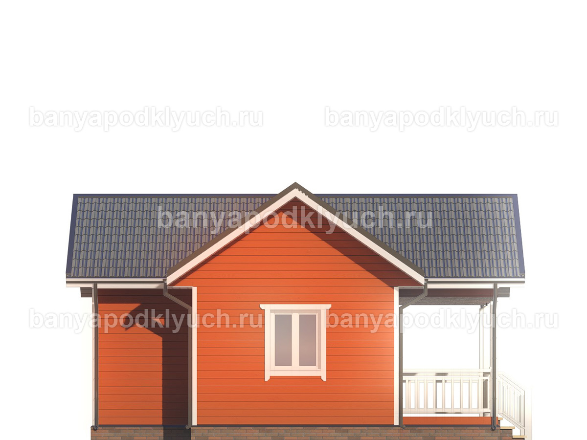 Каркасная баня 8x6 м Каркасная баня 8x6 м